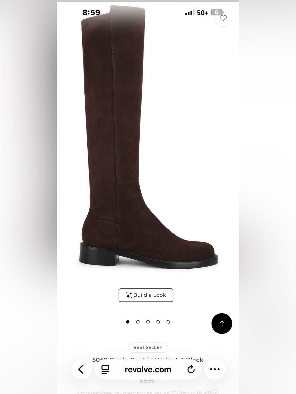 Stuart Weitzman Women’s Over-the-Knee Boots in Navy Suede NIB